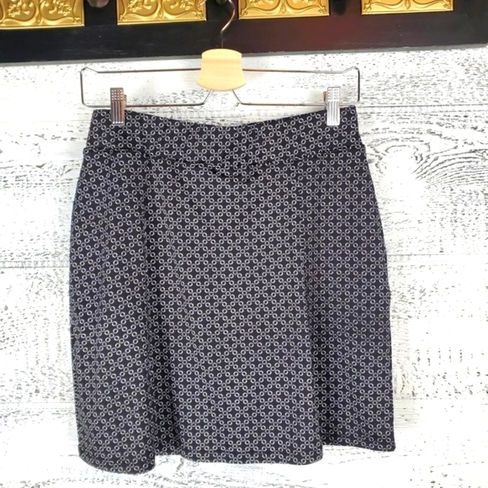 Sport Haley Geometric Patter Pleated Golf Outdoor Skort
